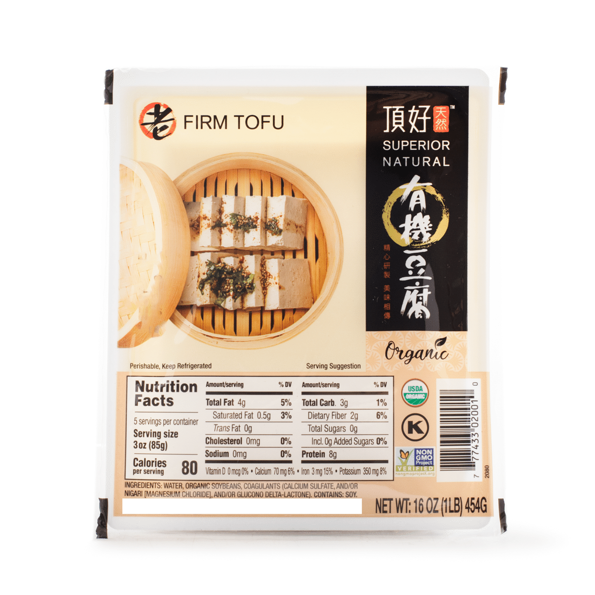 顶好 有机老豆腐 16 盎司