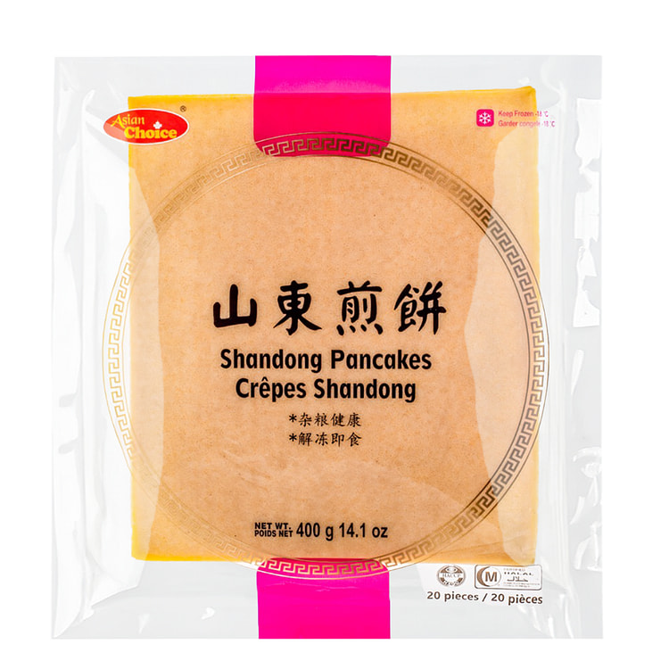 Asian Choice Shandong Pancakes 20pcs, Frozen