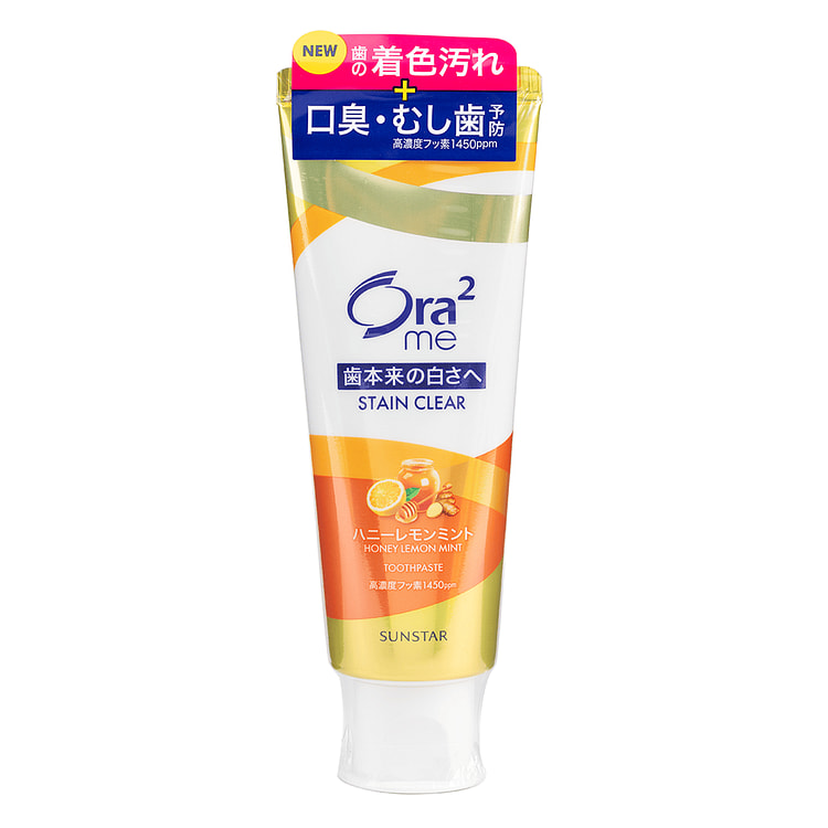 Ora2 Me Stain Clear Honey Lemon Toothpaste 130 g