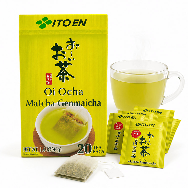 伊藤园 玄米茶 茶包 0.07 盎司*20 包