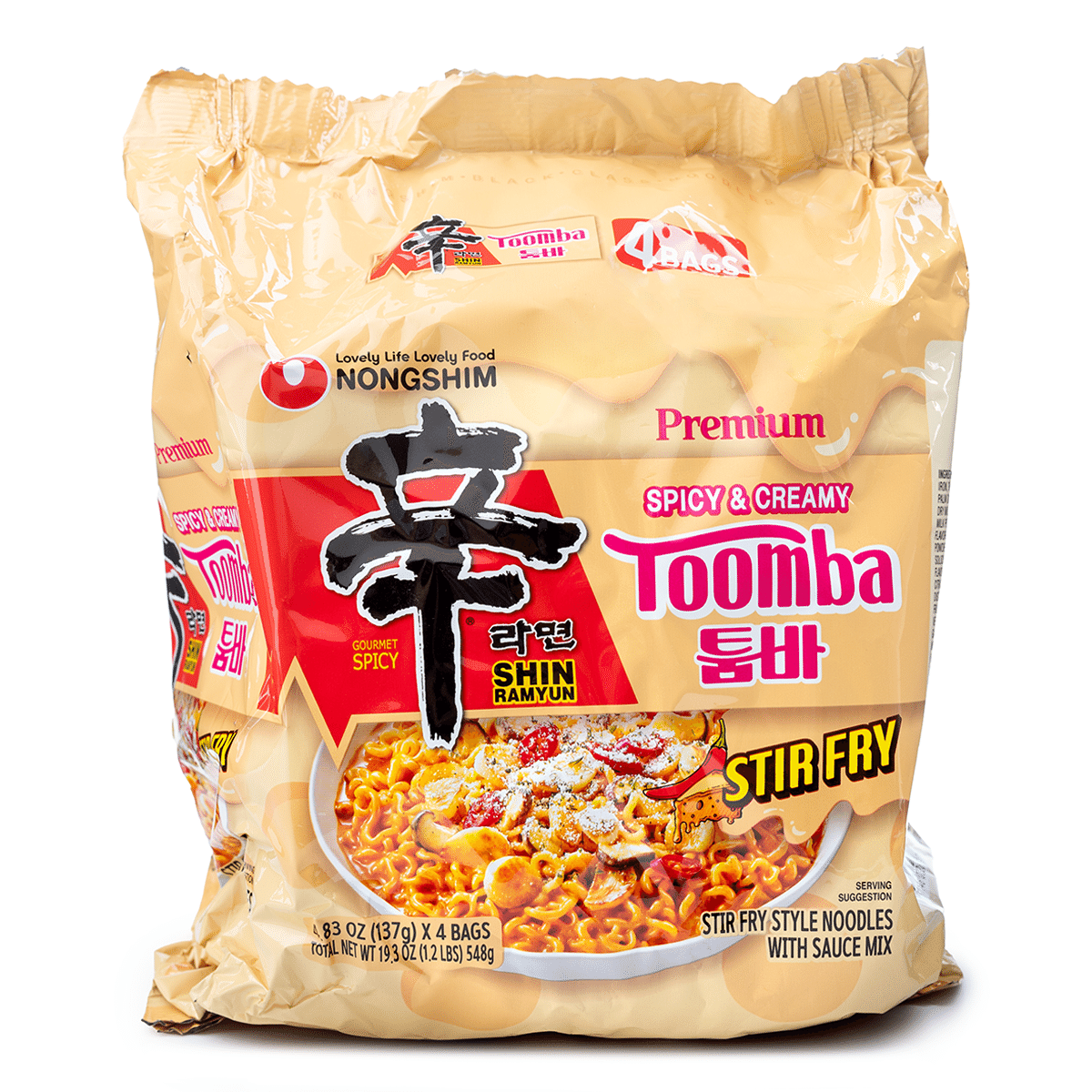 NONGSHIM Shin Ramyun Toomba 4.83 oz*4 each*4 pack