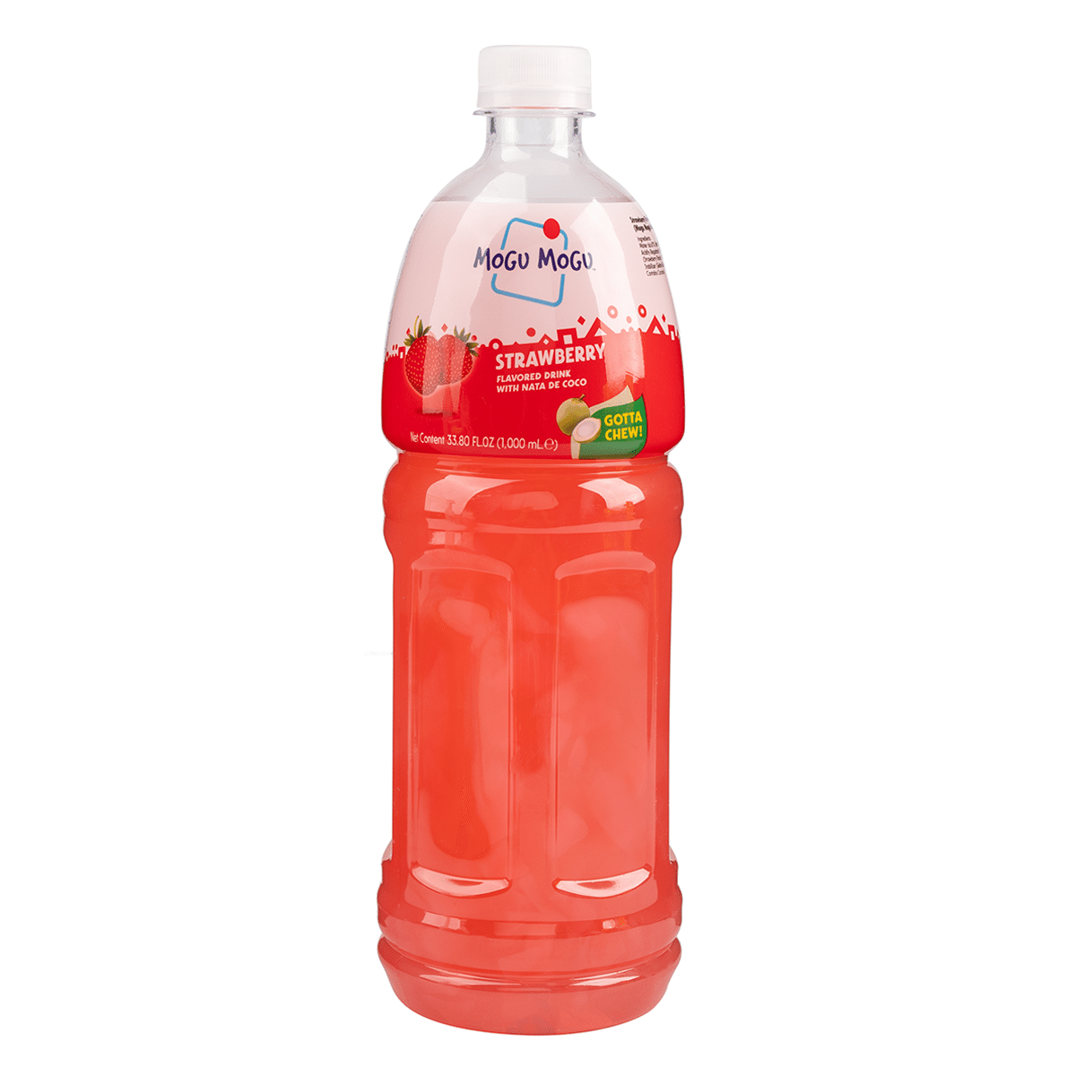 Mogu Mogu Strawberry Juice with Nata de Coco 33.8 fl.oz