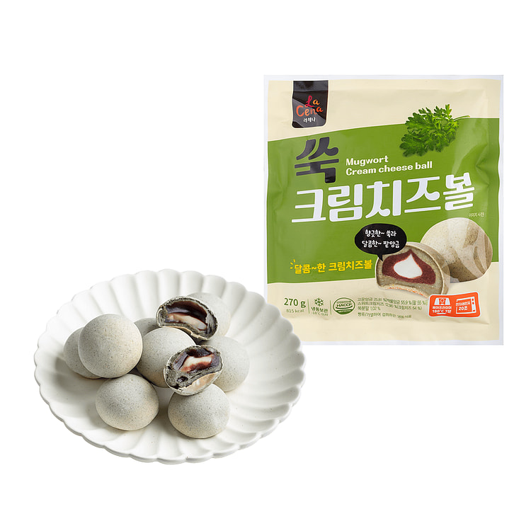 LACENA Mugwort Cream Cheese Ball 9.52 盎司