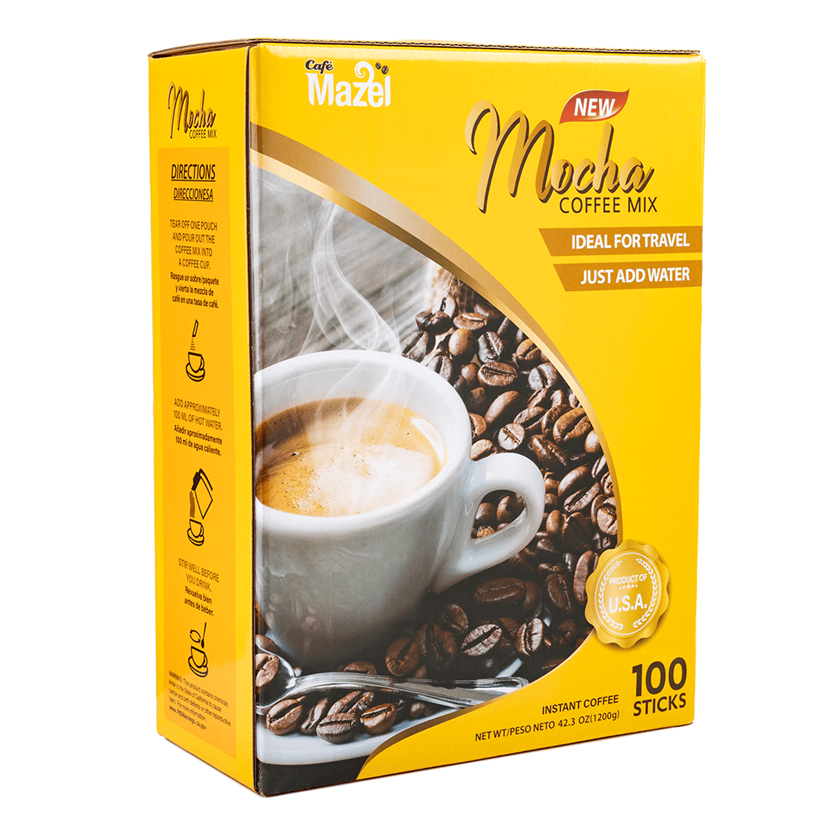 その他 moca Get Mazel Mocha Coffee Mix 0.42 oz*100 pack Delivered | Weee