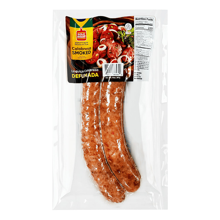 Linguiça Calabresa Defumada Gold Meat 397 g