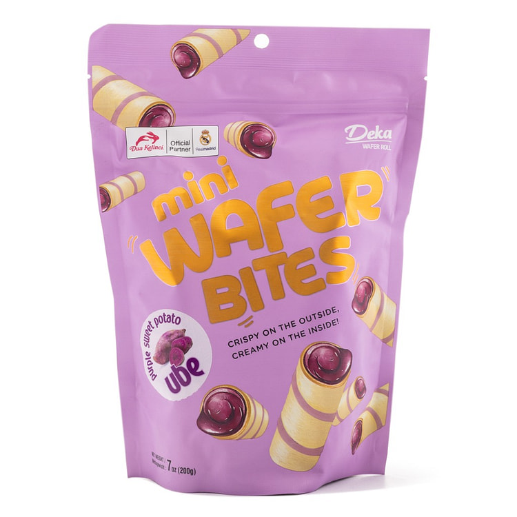 Deka Mini Ube Cream Wafer Bites 200 g
