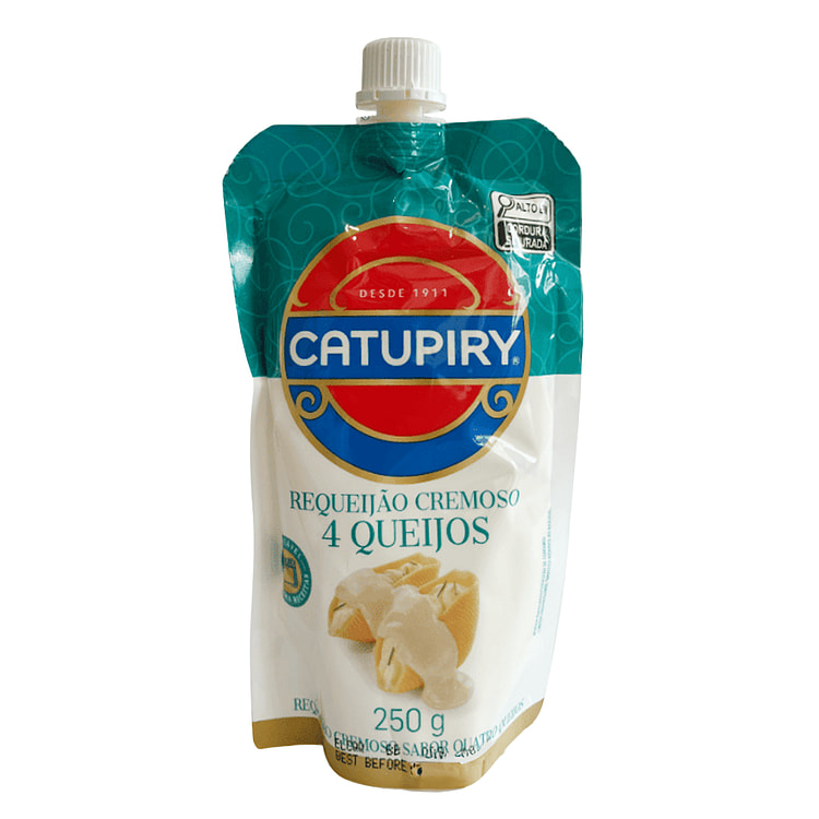 Catupiry Soft Cheese 4 Cheese Flavor Pouch 250 gramo(s)