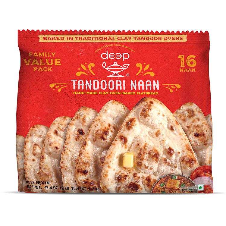 Deep ClayOven Tandoori Naan Family Pack 42.4 盎司