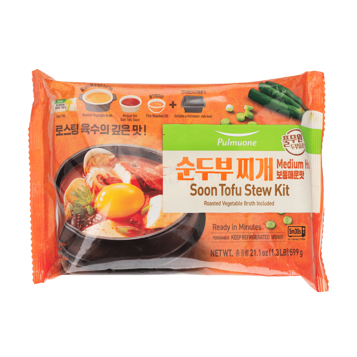 Pulmuone Soon Tofu Stew Kit, Medium 599 g