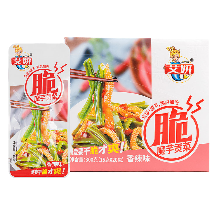 艾妍 魔芋贡菜 香辣味 15 克*20 份