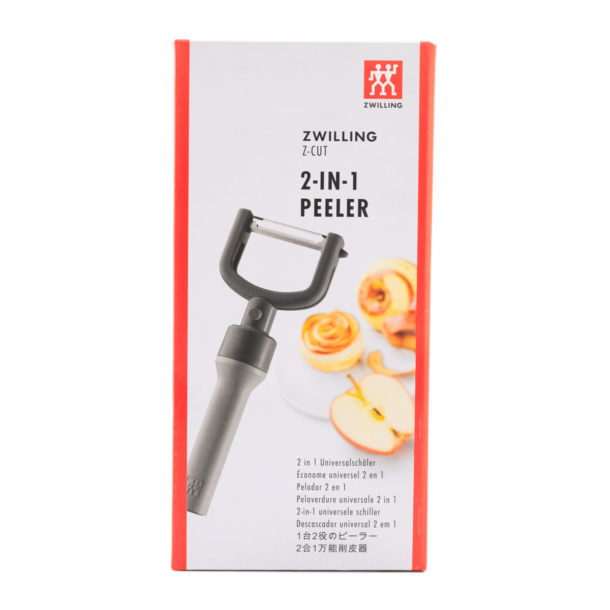 ZWILLING Z-CUT 2-in-1 Peeler, grey 1 each