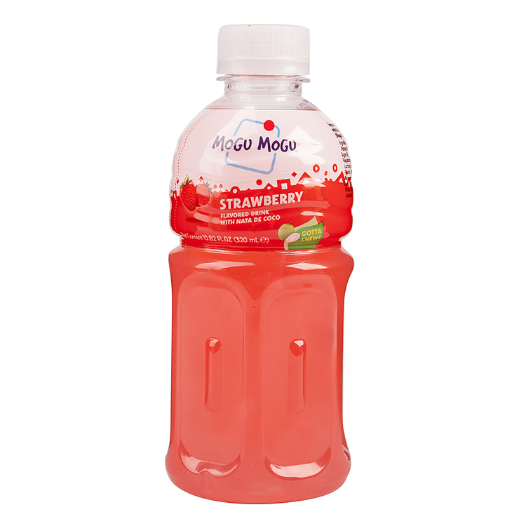 Mogu Mogu 草莓风味饮料  (Single Unit) 10.8 液盎司
