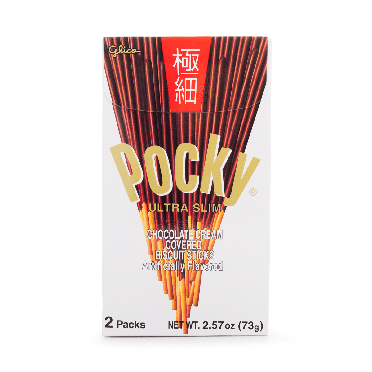 Glico 香脆饼干棒 巧克力味 2.57 盎司