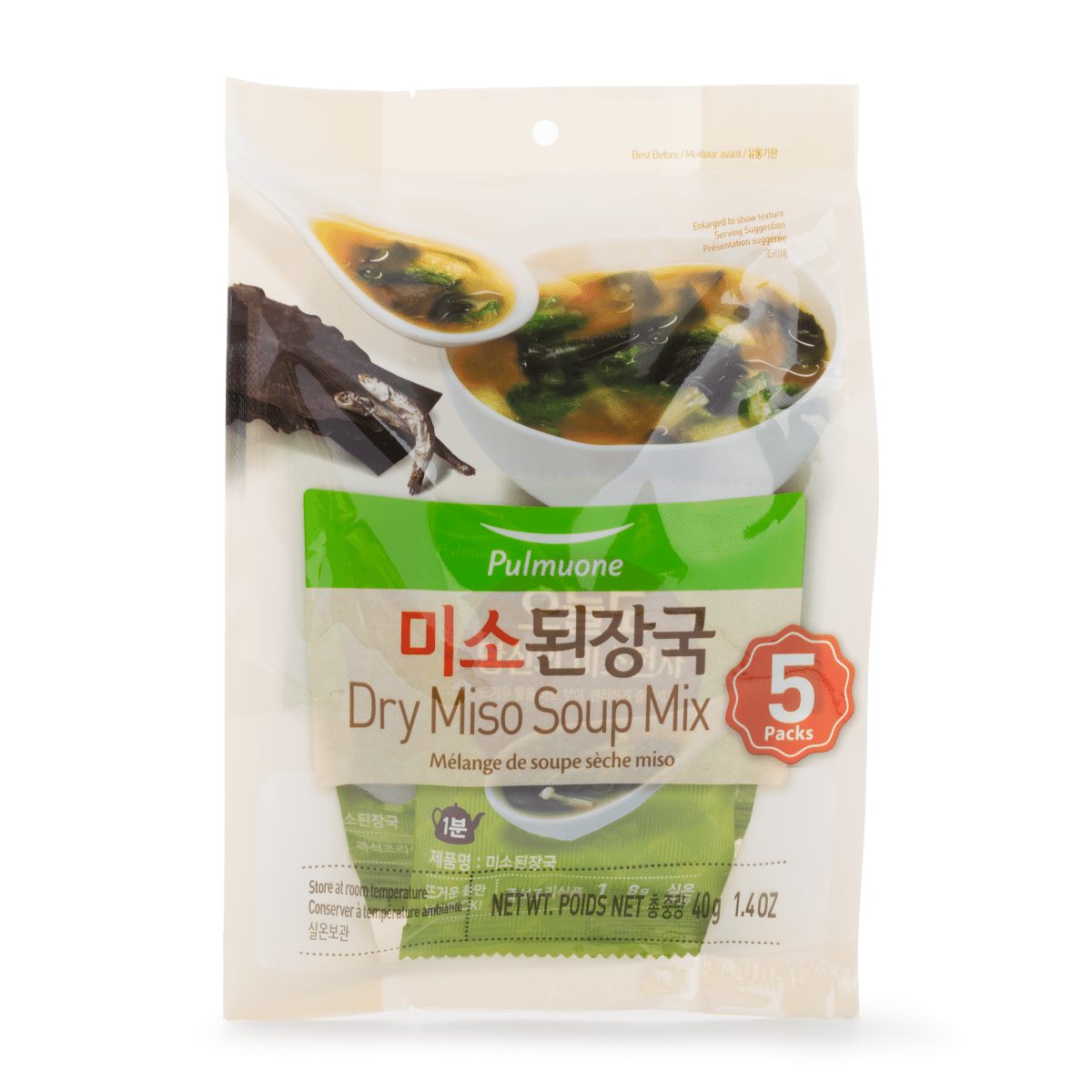풀무원 미소 된장국 믹스 1.4 온스