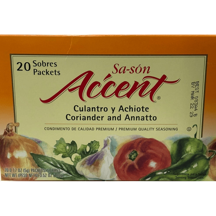 Accent Sazon Culantro y Achiote 3.52 onza(s)