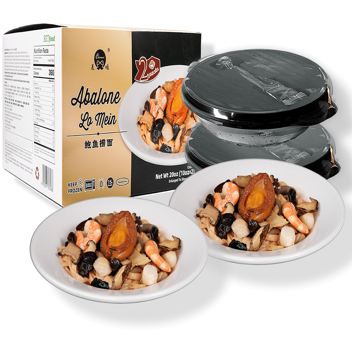 Abalone Lo Mein 20 オンス