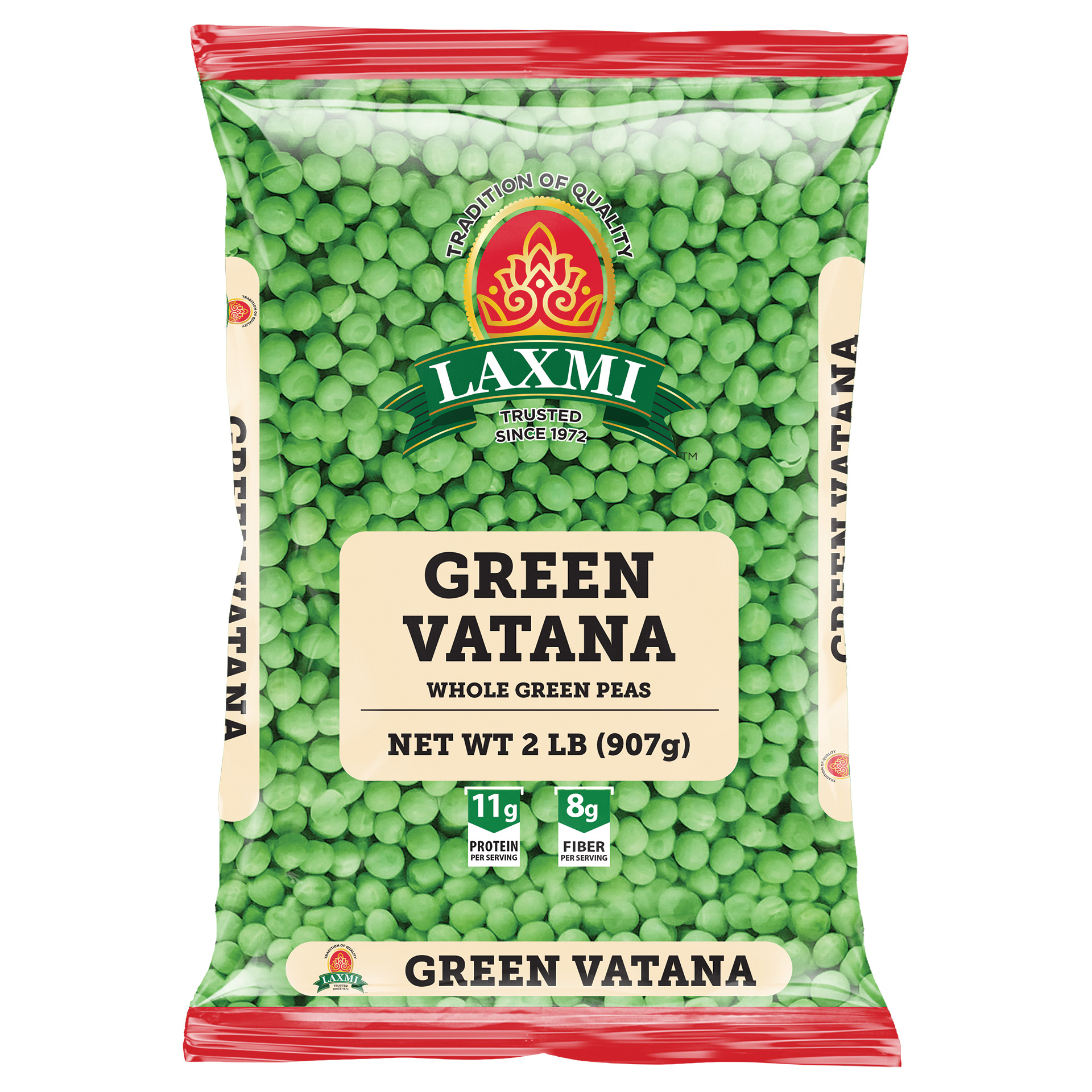 Laxmi Green Vatana (Whole Green Peas) 2 lb