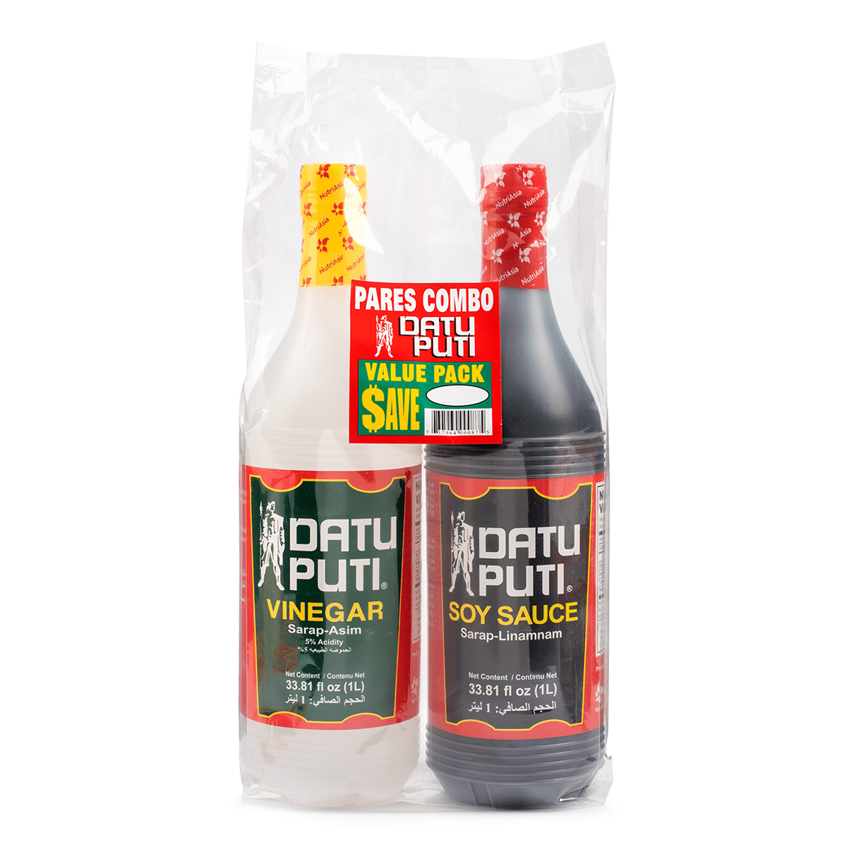 Datu Puti 调味组合 酱油和醋 1000 毫升
