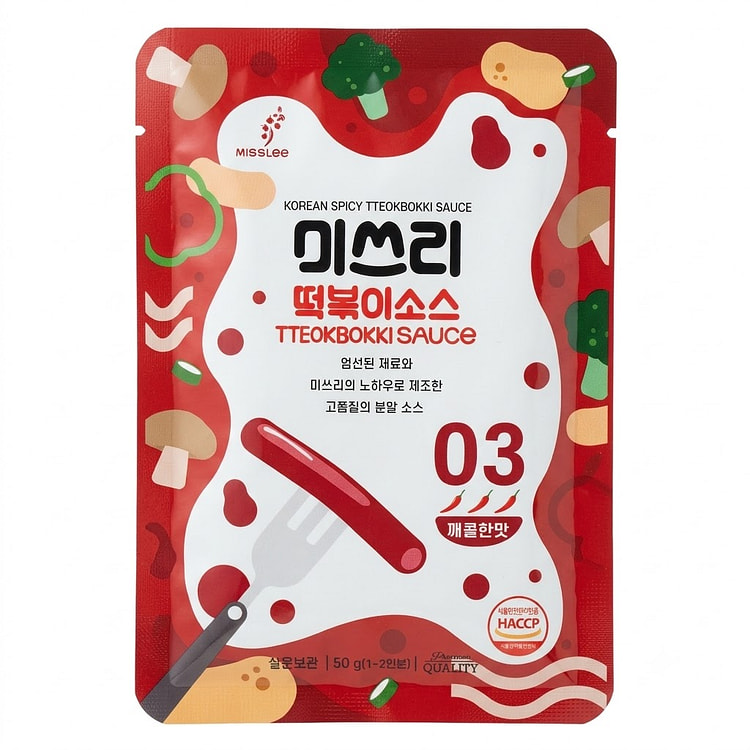 MISSLEE TOPOKI SAUCE MIX POWDER (TOPOKISAUCE) MILD SPICY 50 g