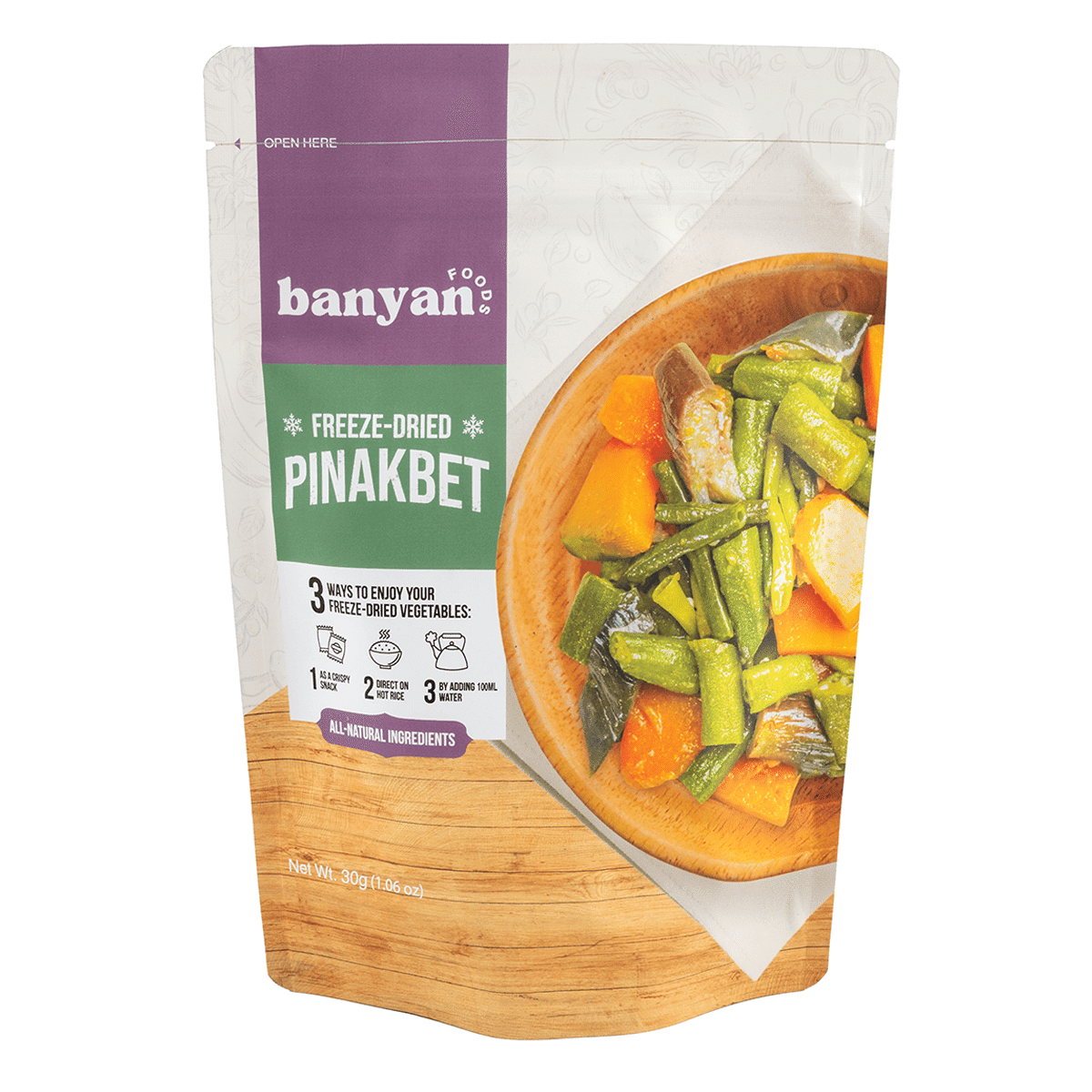 Banyan Foods Freeze Dried Pinakbet 30 g