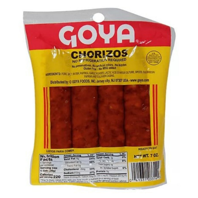 Goya Chorizos 7 onza(s)