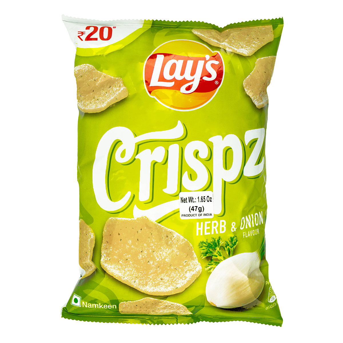 Chips de Ervas e Cebola Lay's Crispz 47 grama(s)