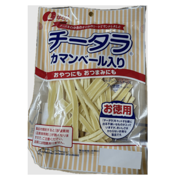 Natori Cheese-filled dried fish strips Cheetara Camembert 125 克