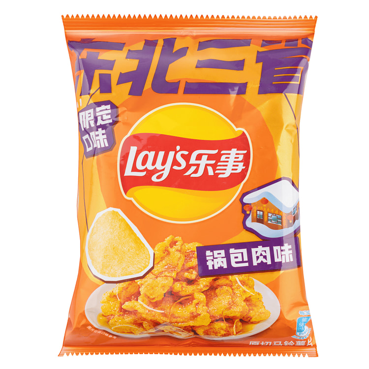 乐事 薯片 锅包肉味 70 克
