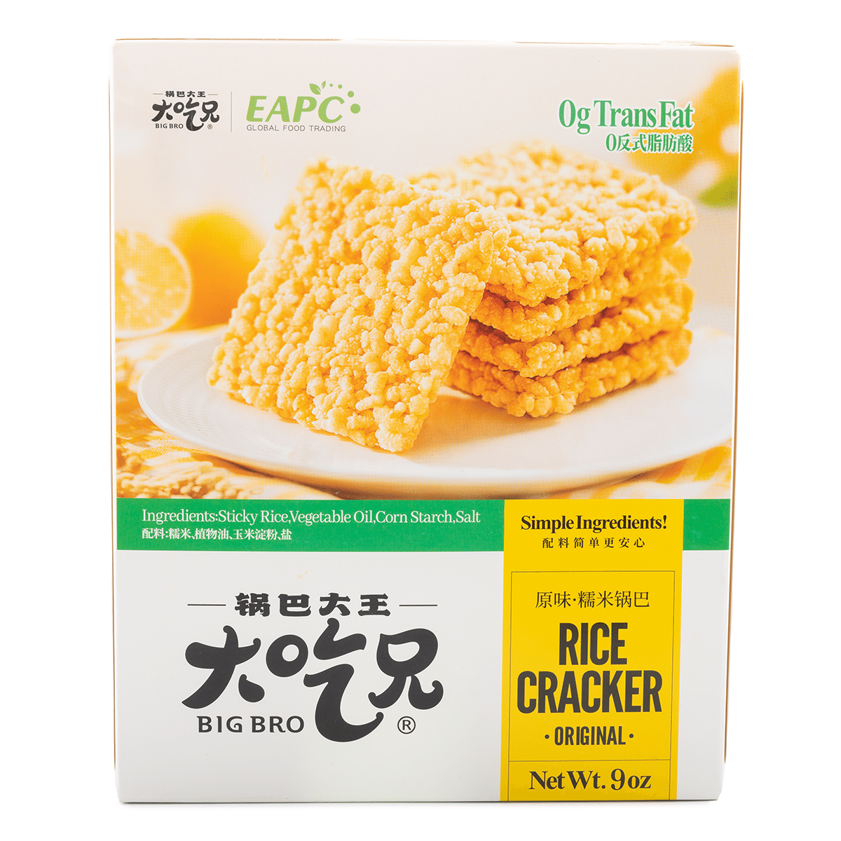 大吃兄 糯米锅巴 原味 260 克