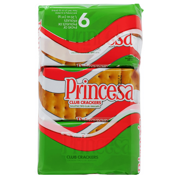 Princesa Regular Club Crackers 8.1 oz