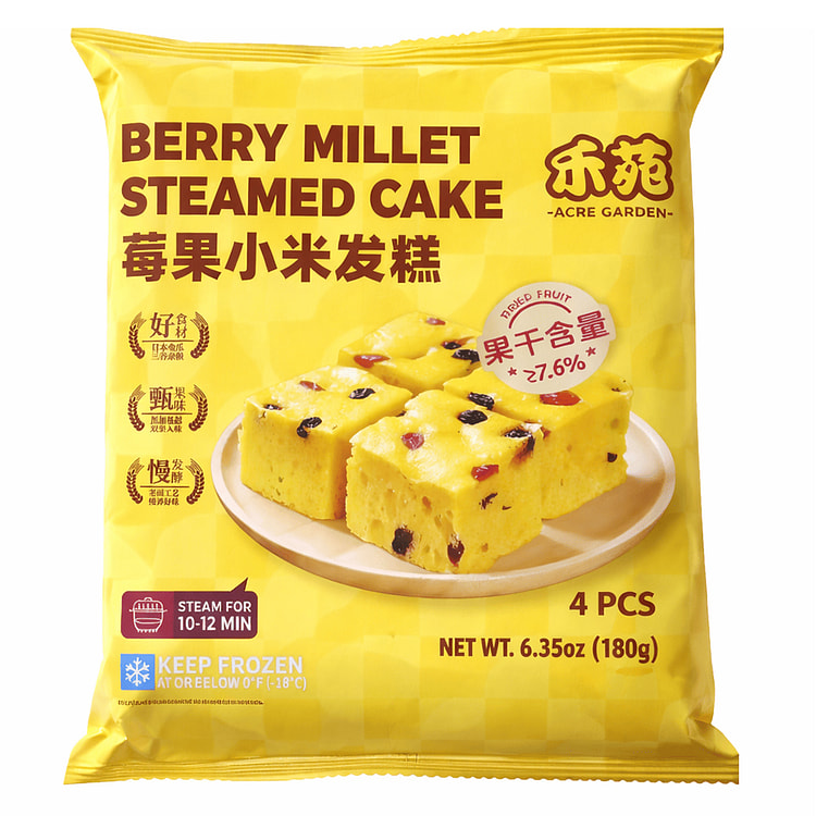 禾苑 莓果小米发糕 180 克