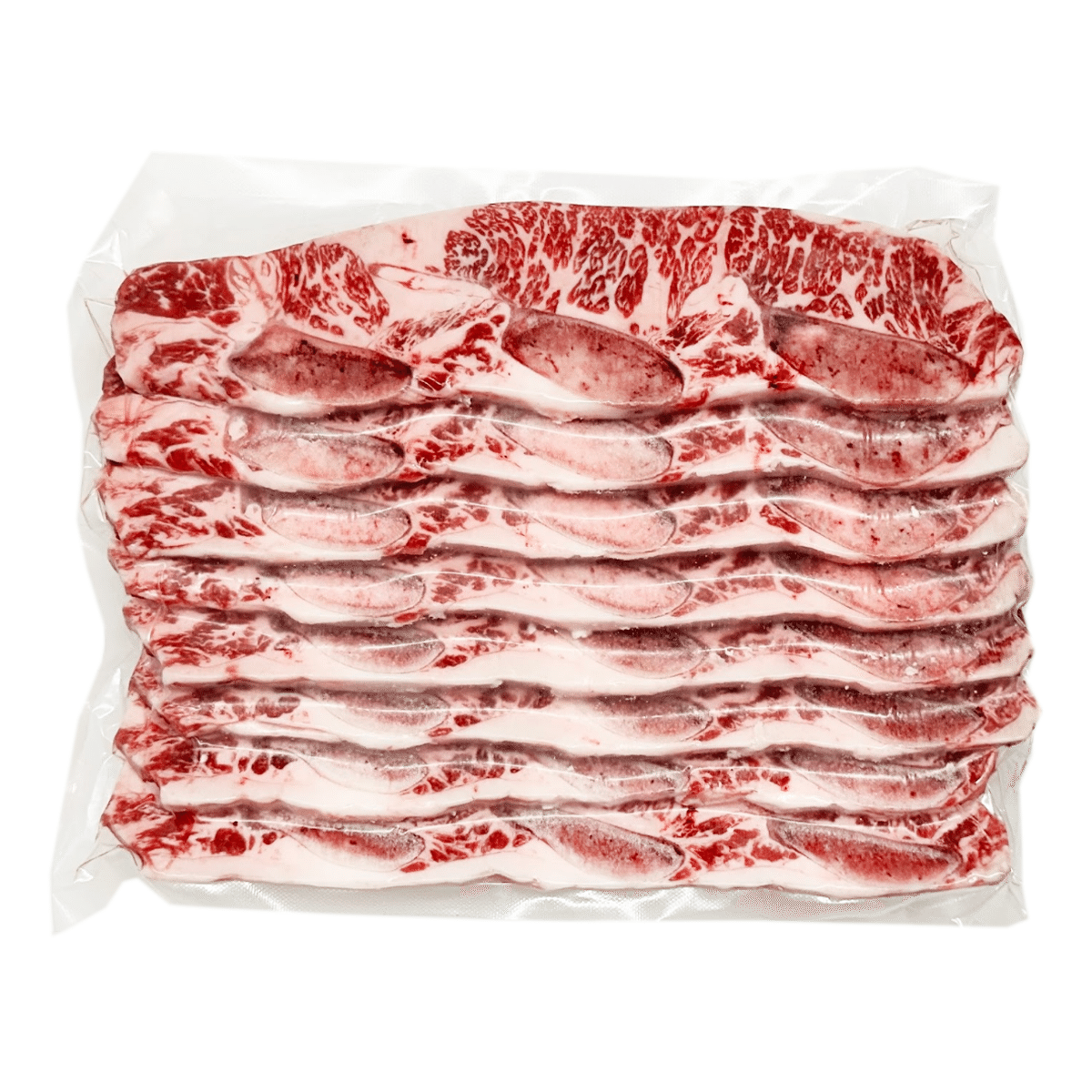 Sliced Beef Short Rib 3 Bone, Frozen 2 lb