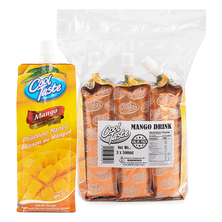 Cool Taste Mango Drink Value Pack (3pack) 1500 ml
