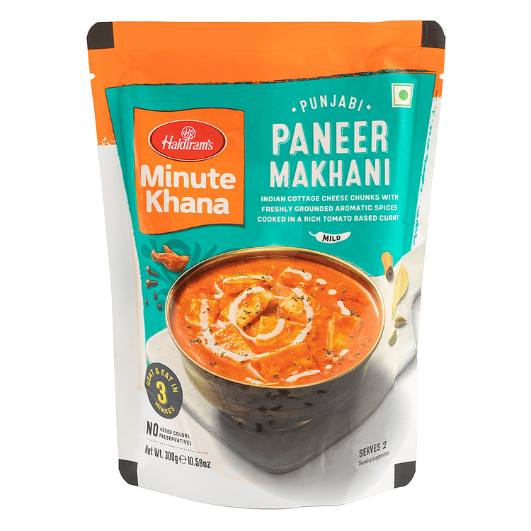 Haldiram's Paneer Makhani (Indian Cheese) Ready to Eat