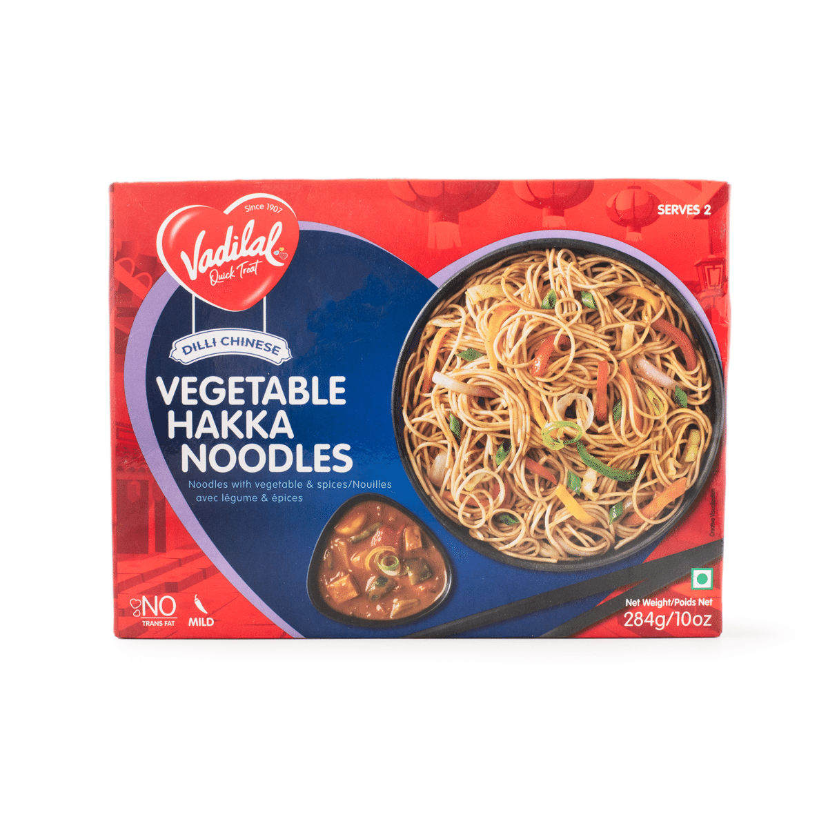 Vadilal Quick Treat, Vegetable Hakka Noodles, Frozen 284 g