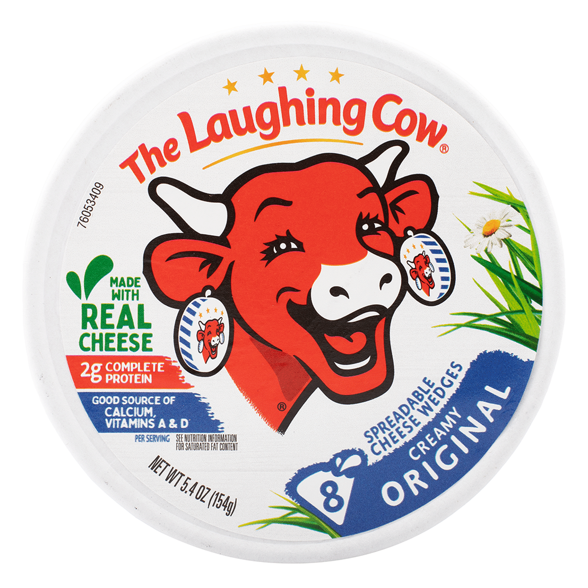 Cunhas de Queijo Suíço The Laughing Cow, Original 8un 6 oz