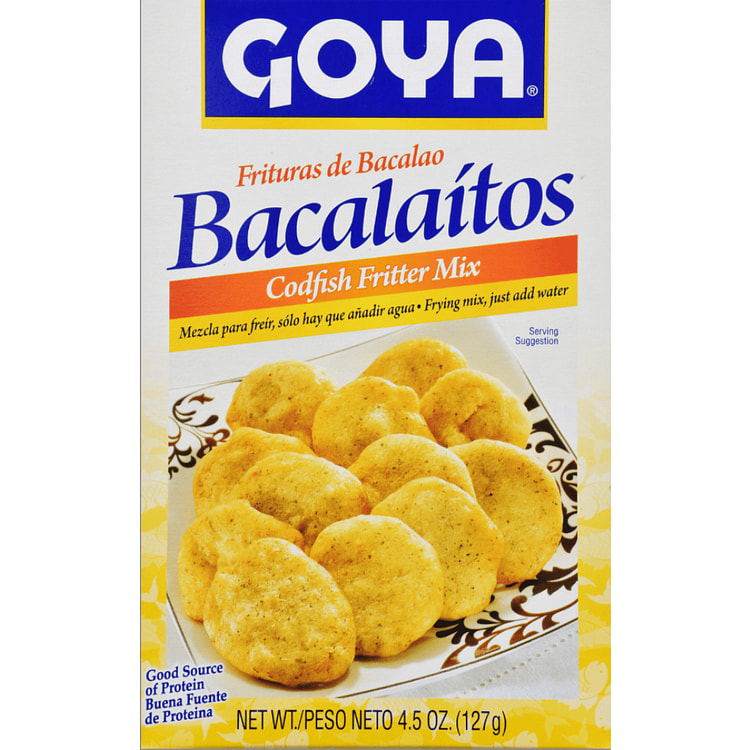 Goya Bacalaitos Fish Fritter Mix 4.5 oz
