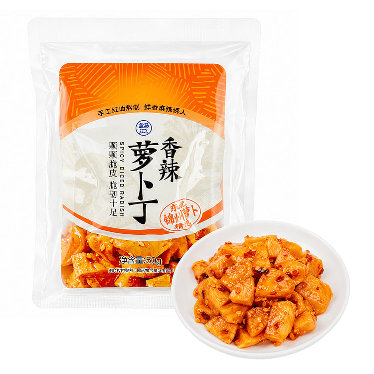 盒马 香辣萝卜丁 50g*3 150 克