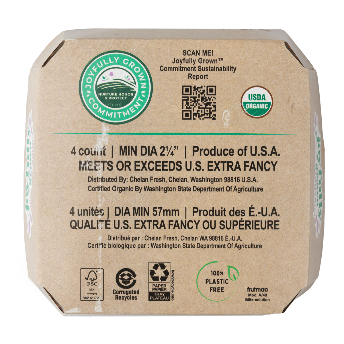 Organic Granny Smith 4ct 1 케이스 - Weee!