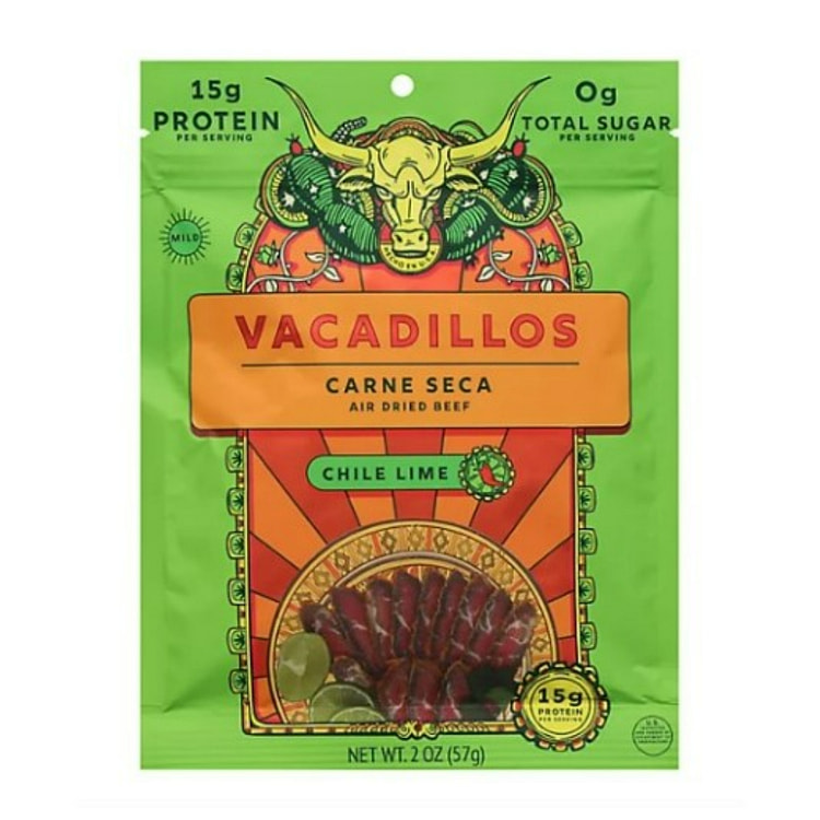 Vacadillos Chile Lime Beef Jerky 2 oz