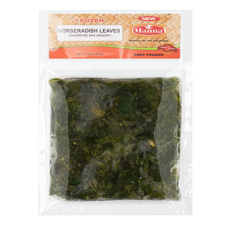 Manna Horseradish Leaves (Malunggay), Frozen 8 oz