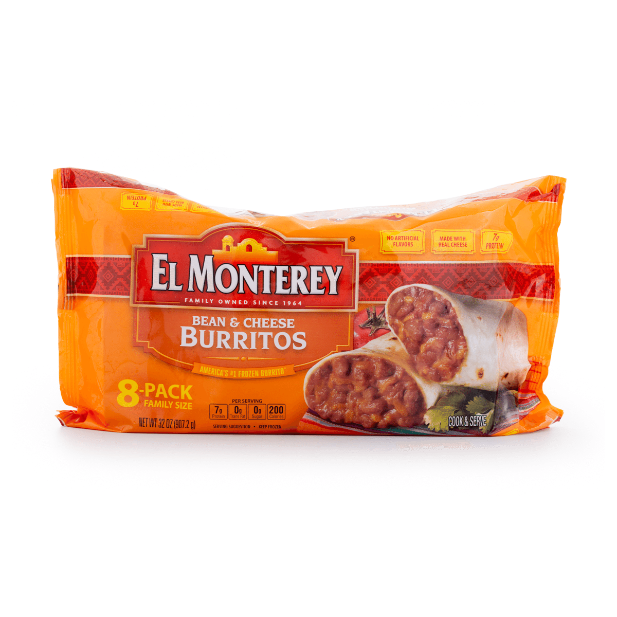 El Monterey Bean & Cheese Burritos 32 oz