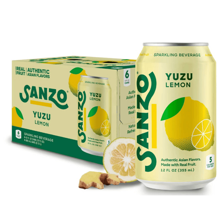 Sanzo Water Sparkling Yuzu 12 fl.oz*6 cans