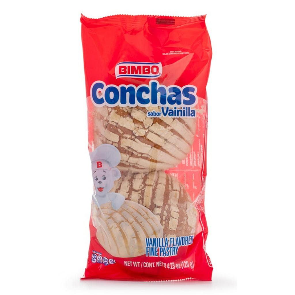 BIMBO Conchas Vainilla - Sea Shell Pastry Vanilla 120 gramo(s)