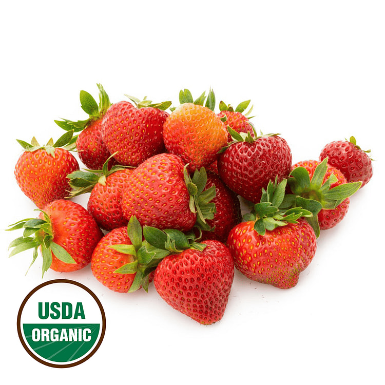 Morango Orgânico 1 lb