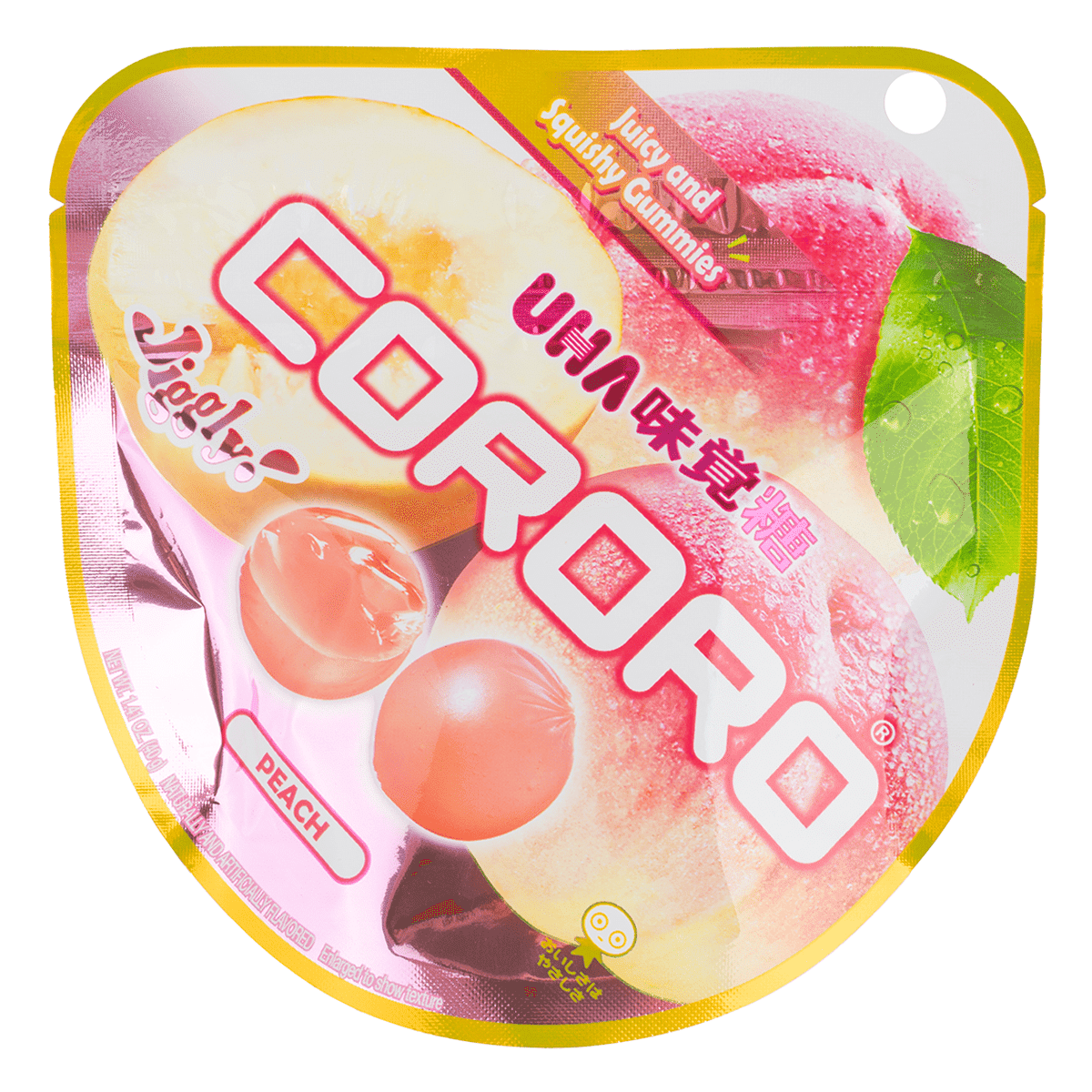 UHA味覚糖 コロロ グミ ピーチ 1.41 オンス