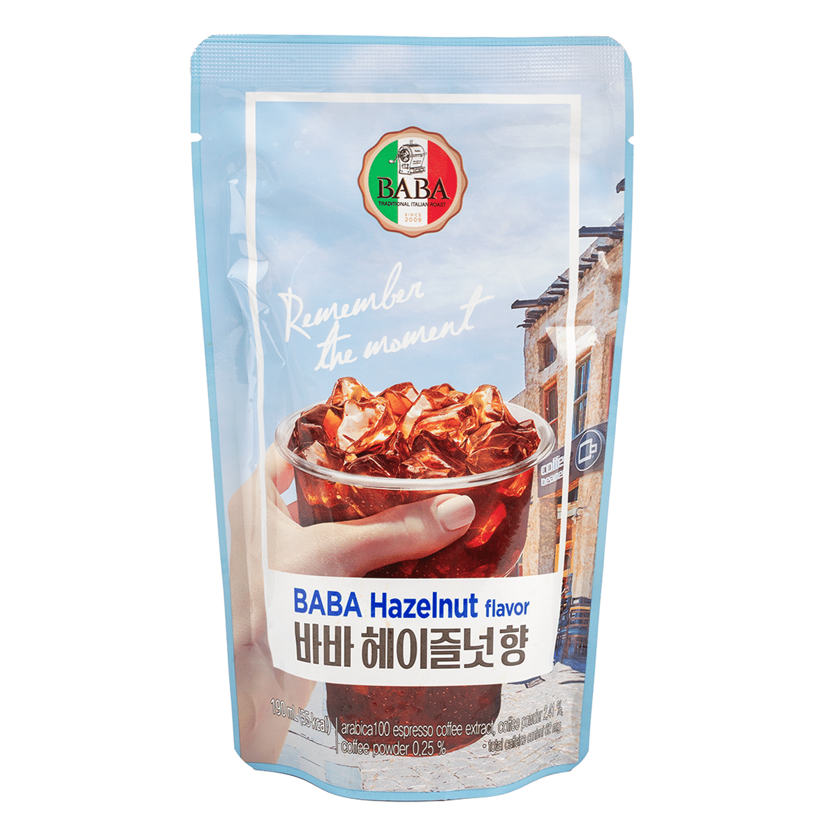 BABA Hazelnut Latte Coffee 190 ml