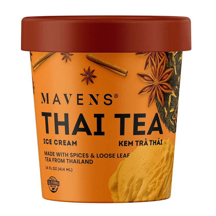 Mavens Thai Tea Ice Cream 14 液盎司