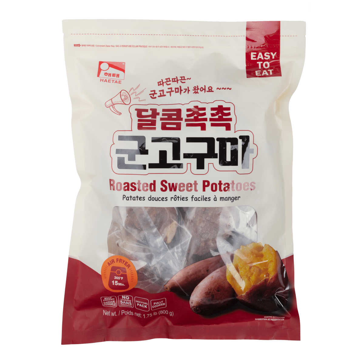 Haetae Roasted Sweet Potatoes, Frozen 800 g