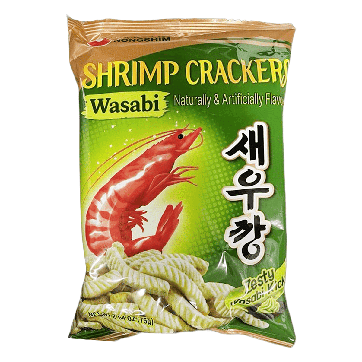 NONGSHIM SHRIMP CRACKER (WASABI) 2.64 盎司